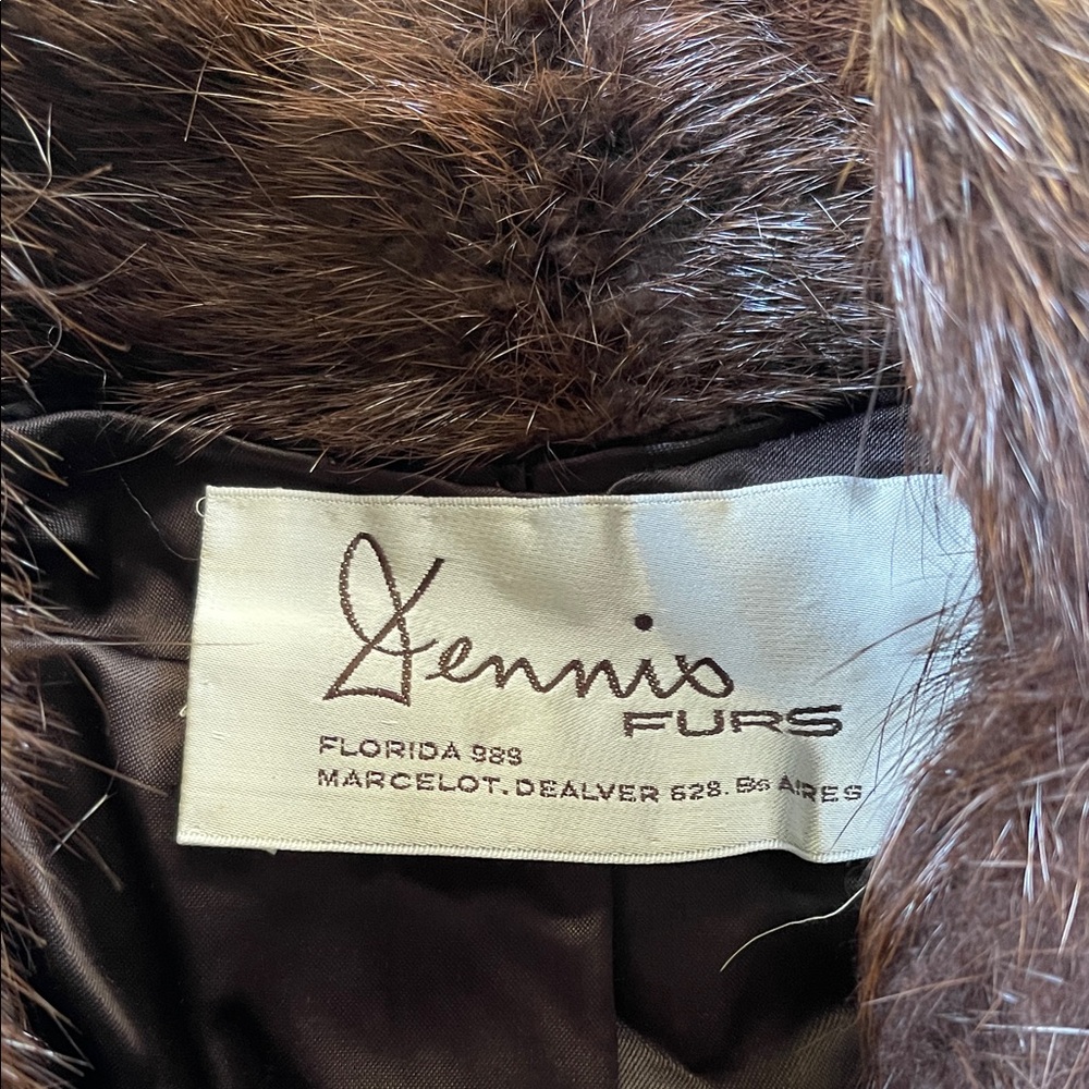 YSL Brown Fur Coat - Picture 4 of 16